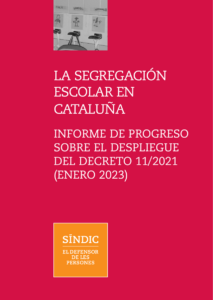 La segregación escolar en Cataluña